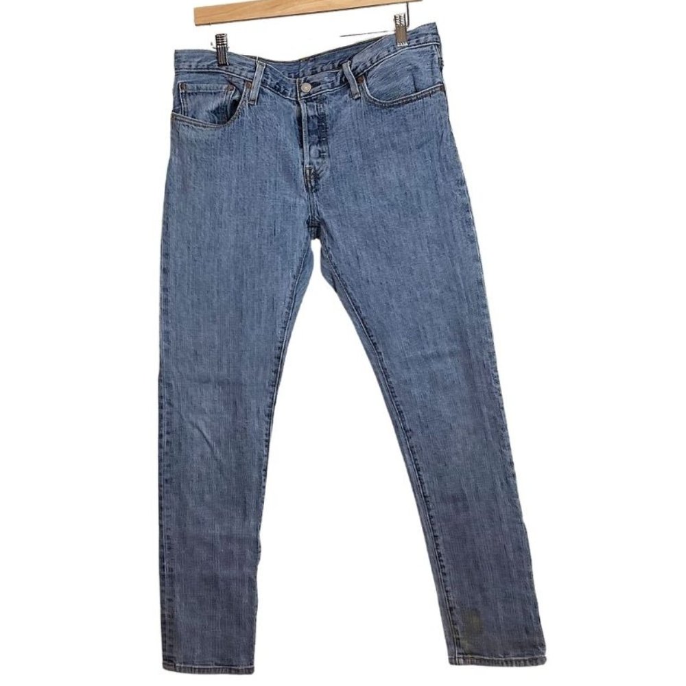 Levis Blue Denim 501 CT Jeans